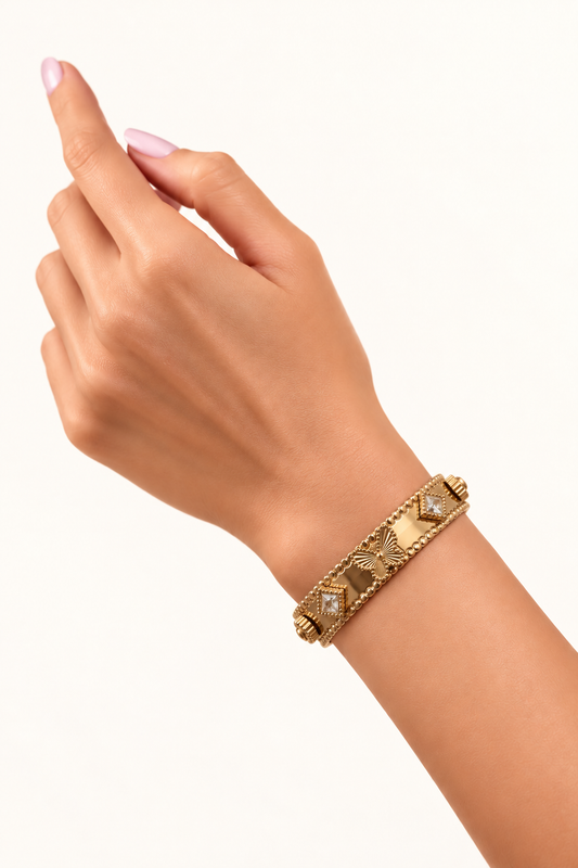 Soleil Butterfly Bangle