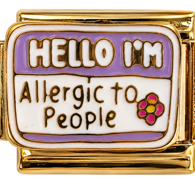 Allergic To People Charm