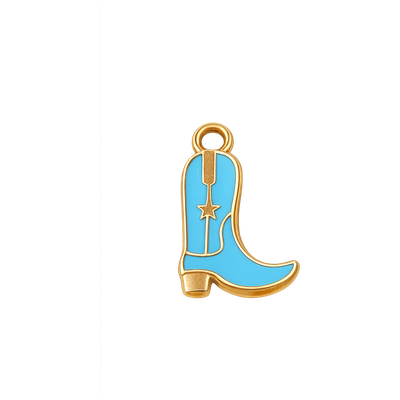 Babyblue Boot Charm