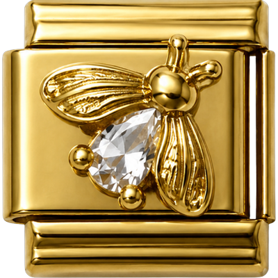 Bee Crystal Gold