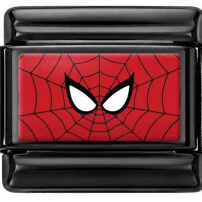 Black Spiderman Mask Charm