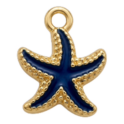 Blue Starfish Charm