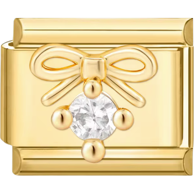 Bow Crystal Gold