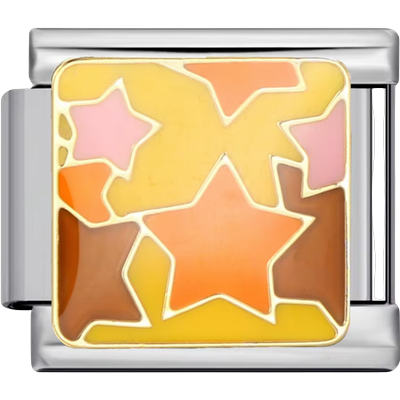 Butterfly Orange Enamel