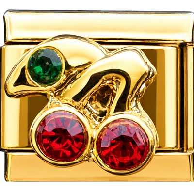 Crystal Cherries Gold