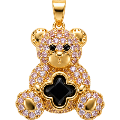 Crystal Teddy Bear Gold