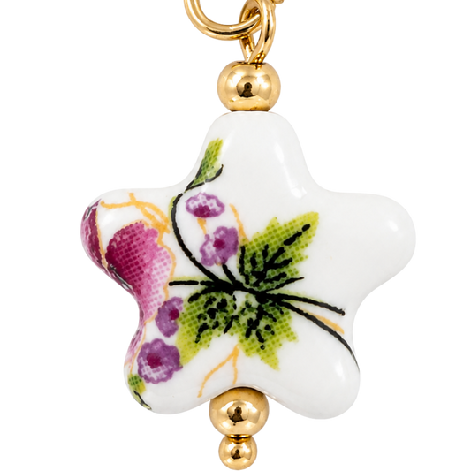 Floral Star Charm