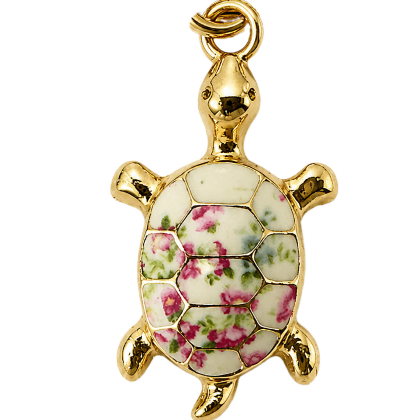 Floral Turtle White