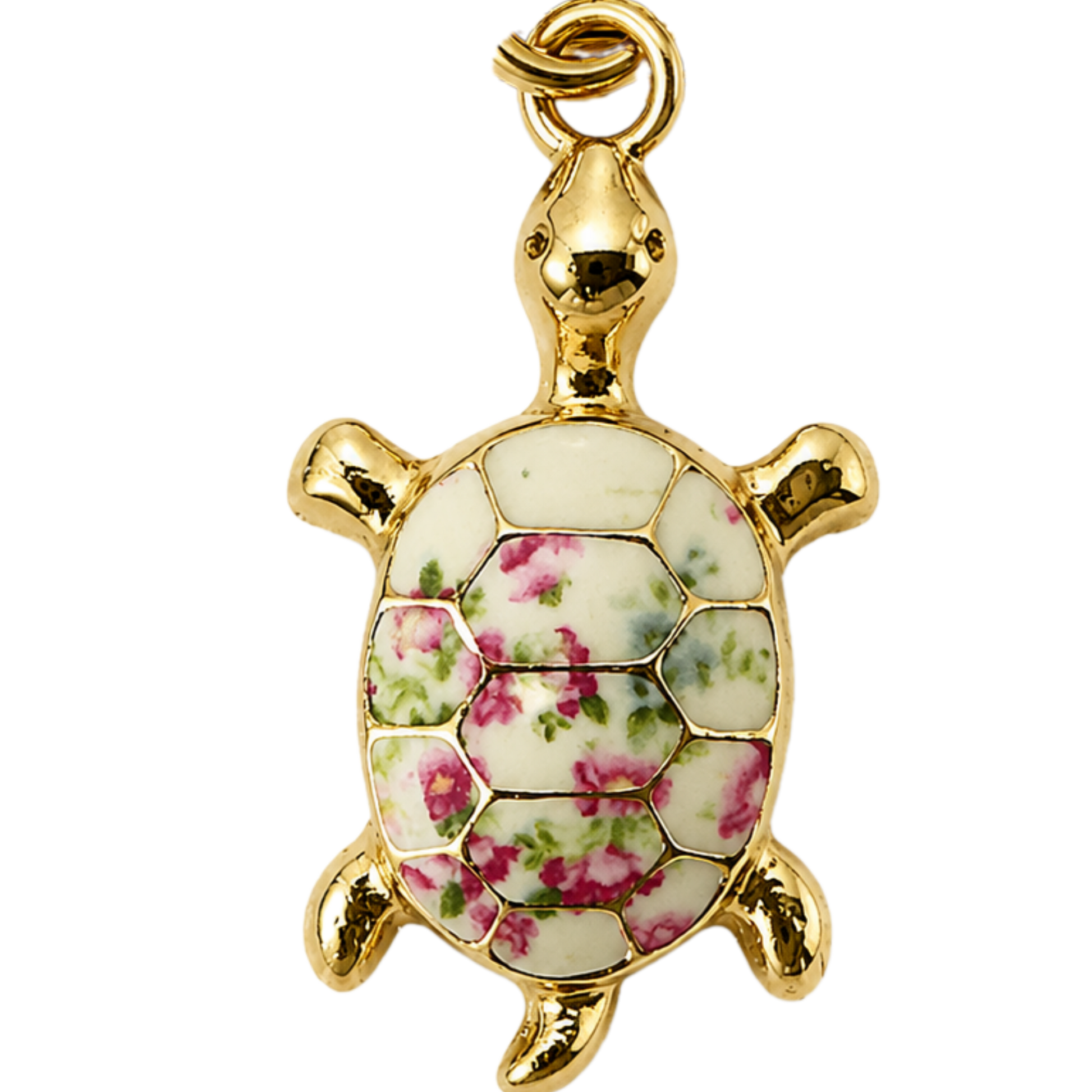 Floral Turtle White