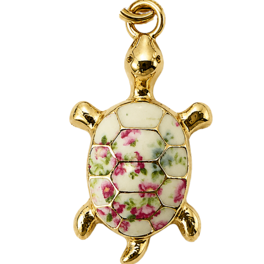 Floral Turtle White
