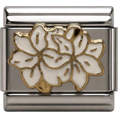 Flower White Gold
