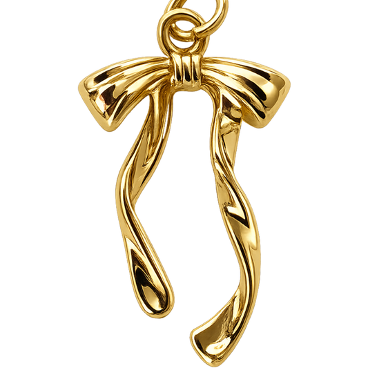 Gold Bow Charm