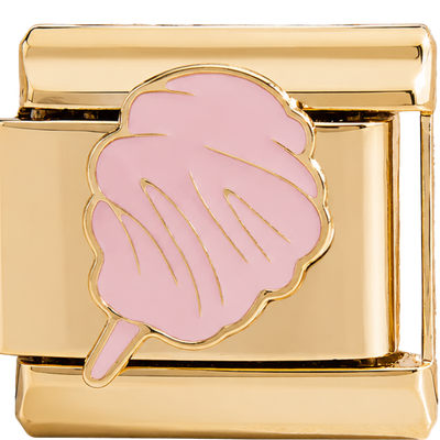 Gold Cotton Candy Charm