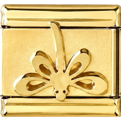 Gold Dragonfly Butterfly Charm