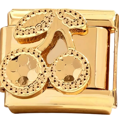 Gold Engraved Cherry