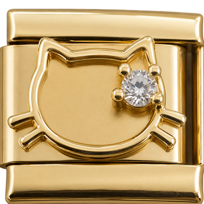 Gold Hello Kitty Charm