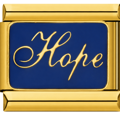 Gold Hope Charm
