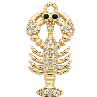 Gold Lobster Crystal