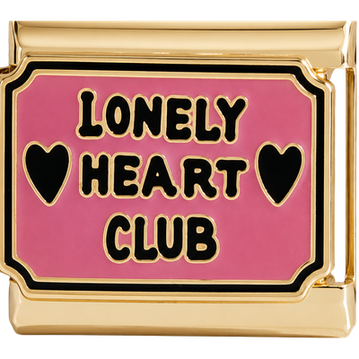 Gold Lonely Club Charm