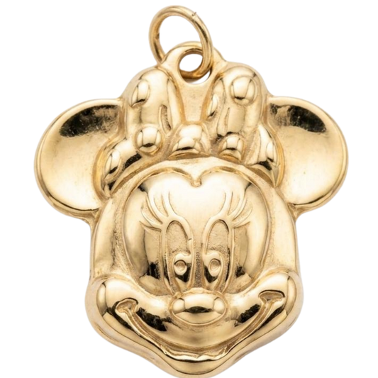 Gold Minnie Face