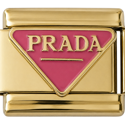 Gold Prada Charm