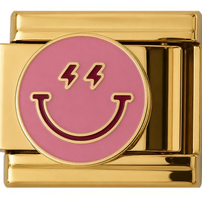 Gold Smiley Charm