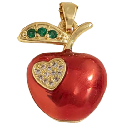 Golden Apple Charm