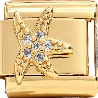 Golden Zircon Starfish