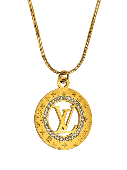 Halo Monogram Necklace