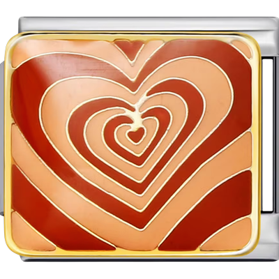 Heart Concentric Red