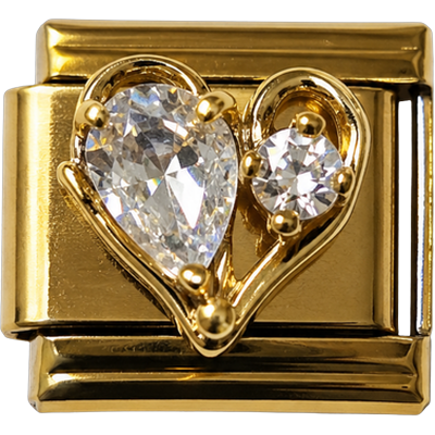 Heart Crystal Pear