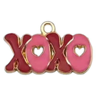 Hotpink XOXO Charm
