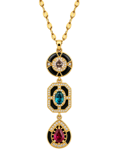Jawhara Trio Necklace