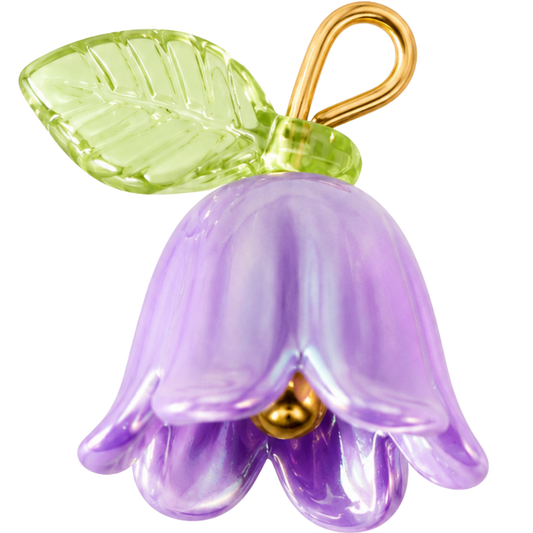 Lilac Bell Charm