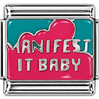 Manifest It Baby Charm