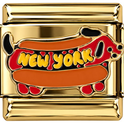 New York Hot Dog Charm