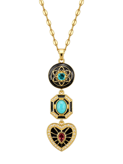 Noor Trio Necklace