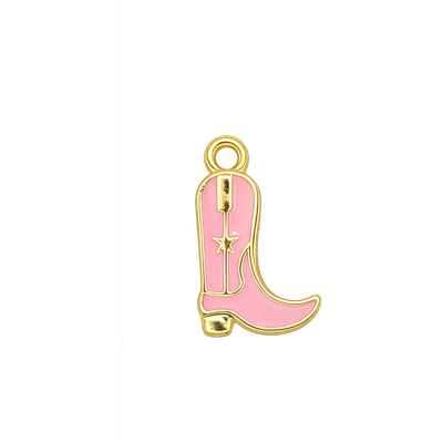 Pink Boot Charm