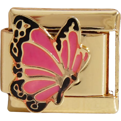Pink Butterfly Italiancharm