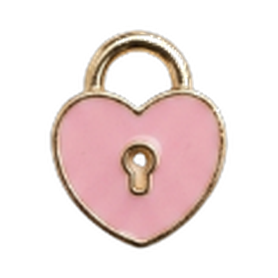 Pink Lockheart Charm