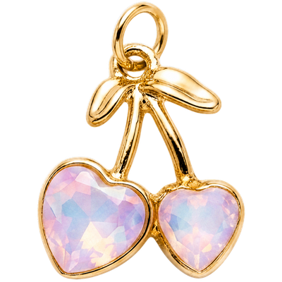Pink Opal Heart Cherries