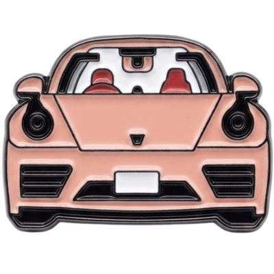Pink Porsche Front