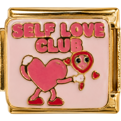 Pink Self Love Club Charm