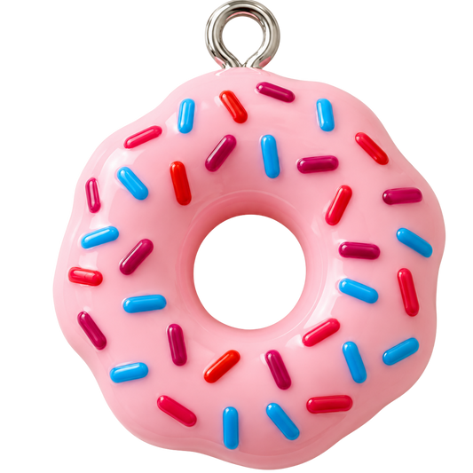 Pink Sprinkles Donut