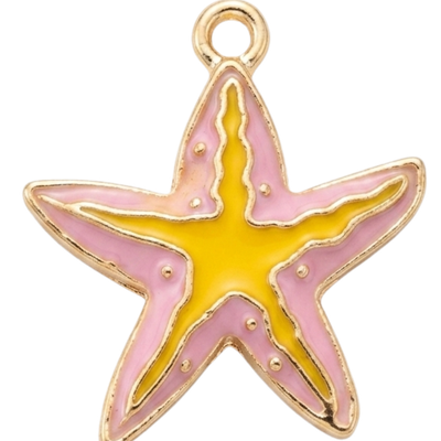 Pink Yellow Starfish