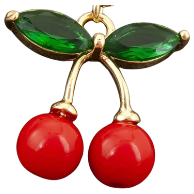 Red Cherry Duo Charm