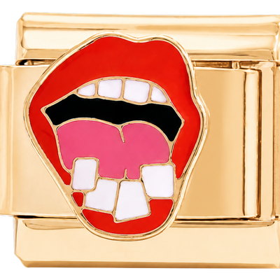 Red Gum Lips Charm