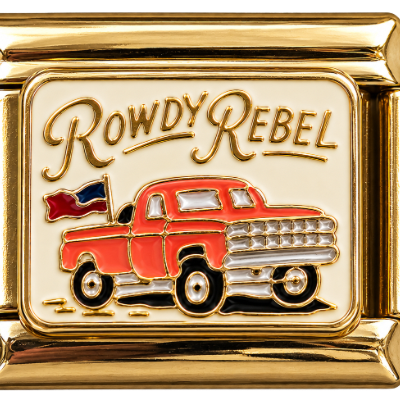 Rowdy Rebel Truck Charm