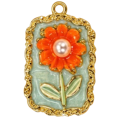 Sage Orange Pearl Flower