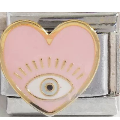 Pink Mystic Eye Heart